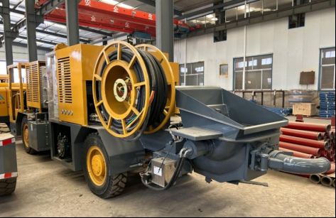 Flexibel sproeien nat betonnen kogelbetonrobot hoge uitstoot voor culverts