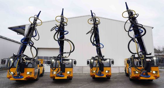 Efficiënt natbeton-robotmachine voor geavanceerd betrouwbaar voor tunnelprojecten op hellingen